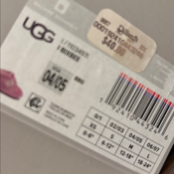 UGG Soft Pink Infant Booties - Picture 7 of 7